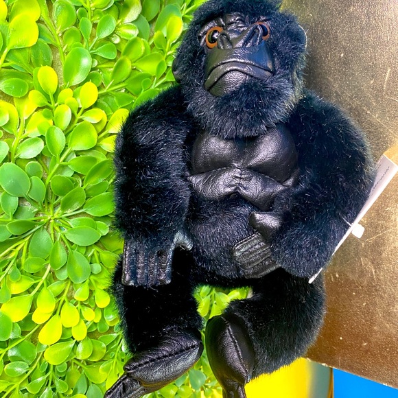 DISNEY STORE NWT VINTAGE 1990s MIGHTY JOE YOUNG BLACK GORILLA BEAN BAG PLUSH - Picture 5 of 13